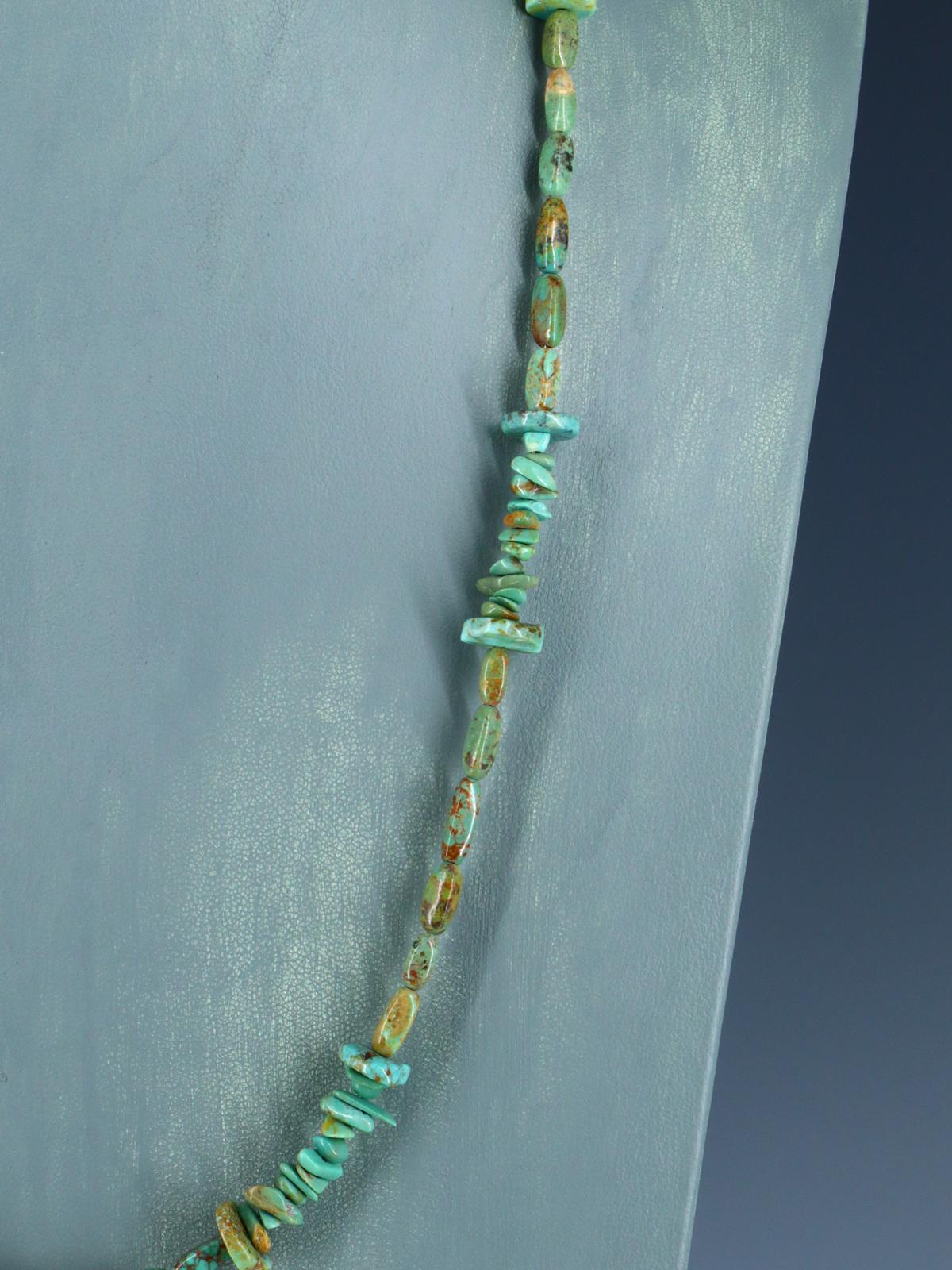 23" Native American Turquoise Necklace