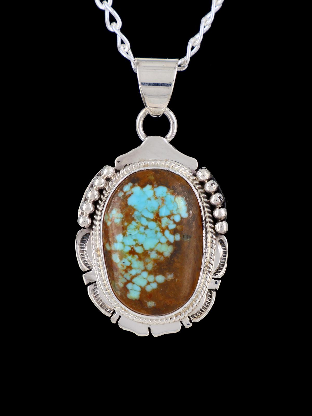 Native American Jewelry Turquoise Pendant - PuebloDirect.com