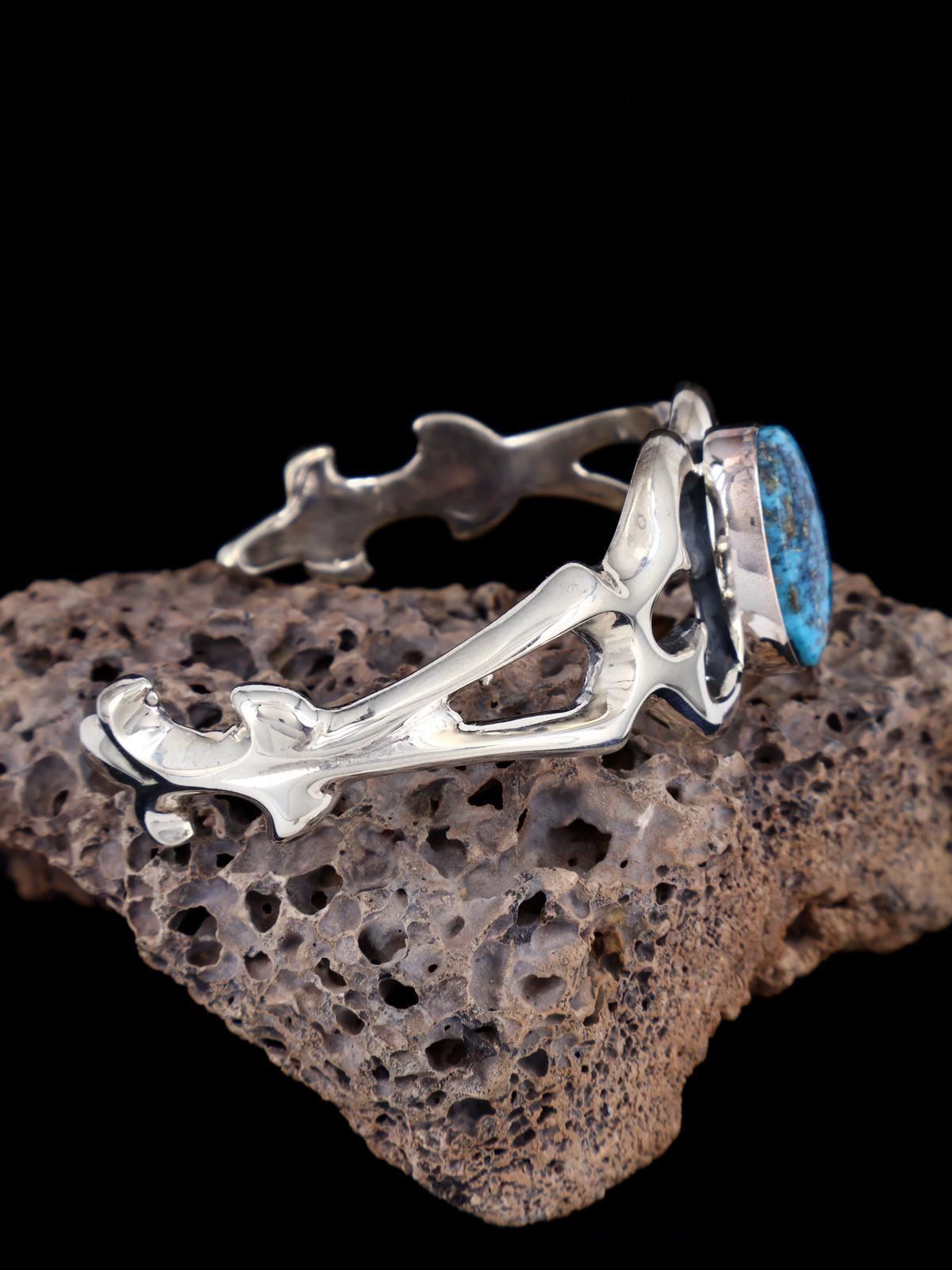 Navajo Turquoise Sterling Silver Cuff Bracelet