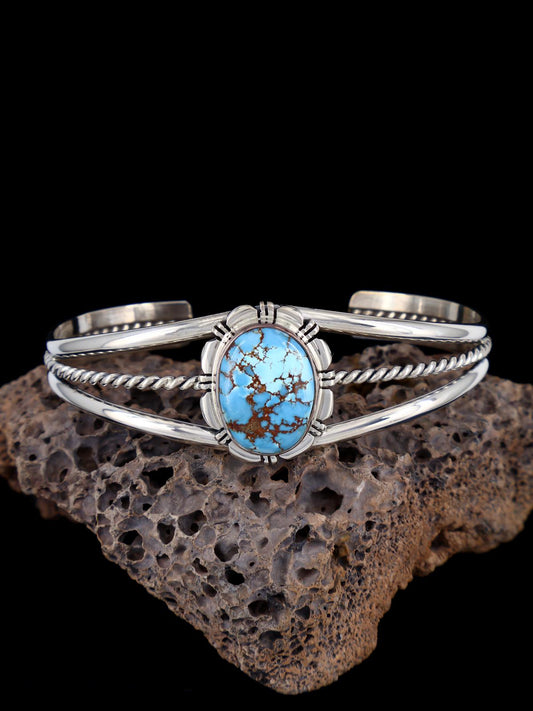 Native American Jewelry Golden Hill Turquoise Cuff Bracelet