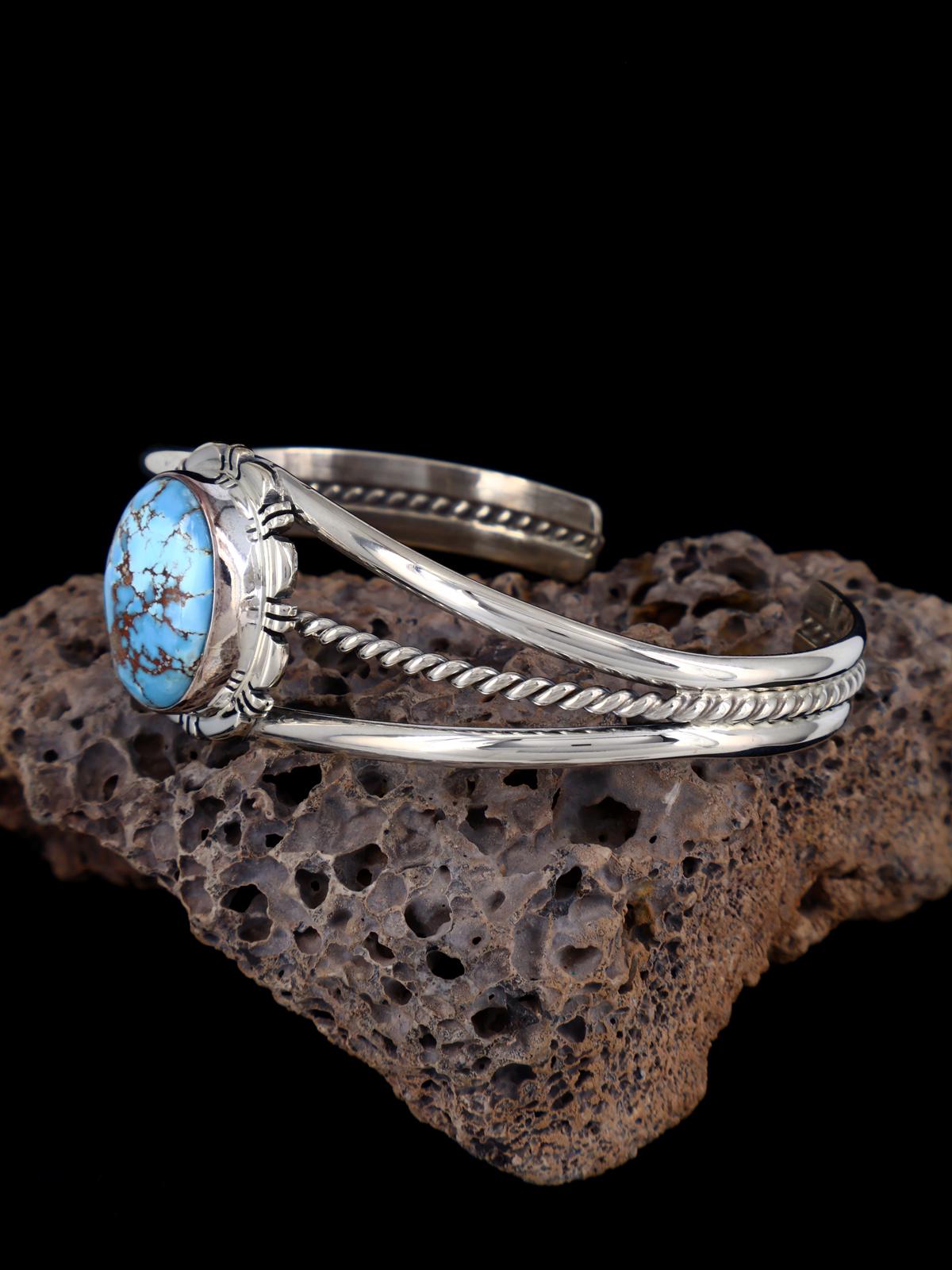 Native American Jewelry Golden Hill Turquoise Cuff Bracelet