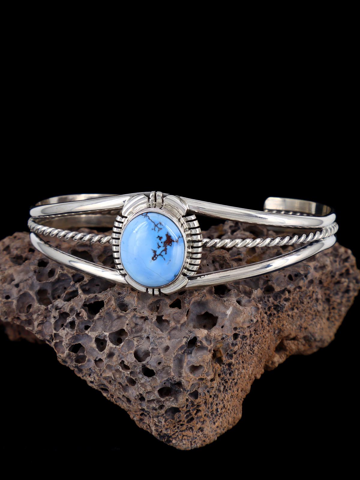 Native American Jewelry Golden Hill Turquoise Cuff Bracelet