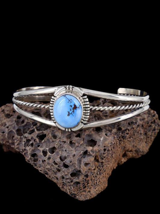 Native American Jewelry Golden Hill Turquoise Cuff Bracelet