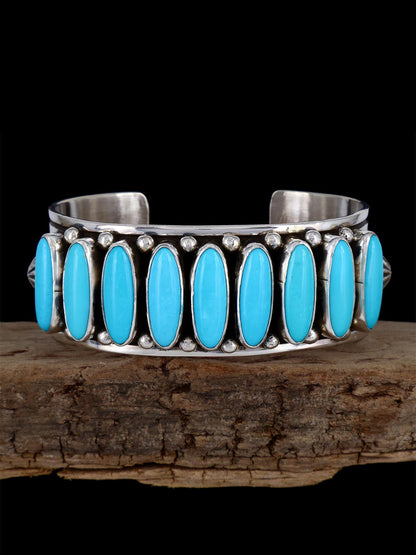 Native American Jewelry Sleeping Beauty Turquoise Cuff Bracelet