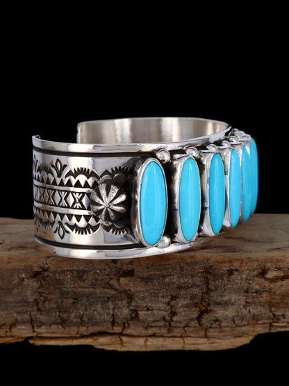 Native American Jewelry Sleeping Beauty Turquoise Cuff Bracelet