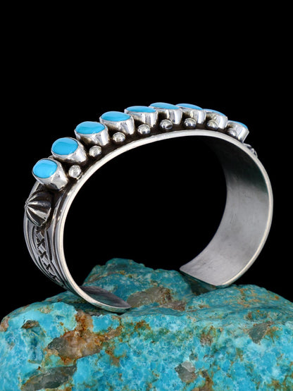 Native American Jewelry Sleeping Beauty Turquoise Cuff Bracelet