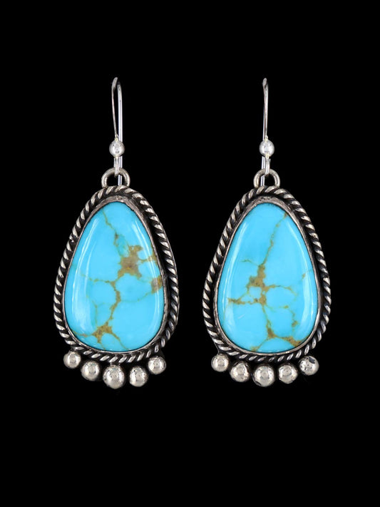 Native American Turquoise Dangle Earrings - PuebloDirect.com