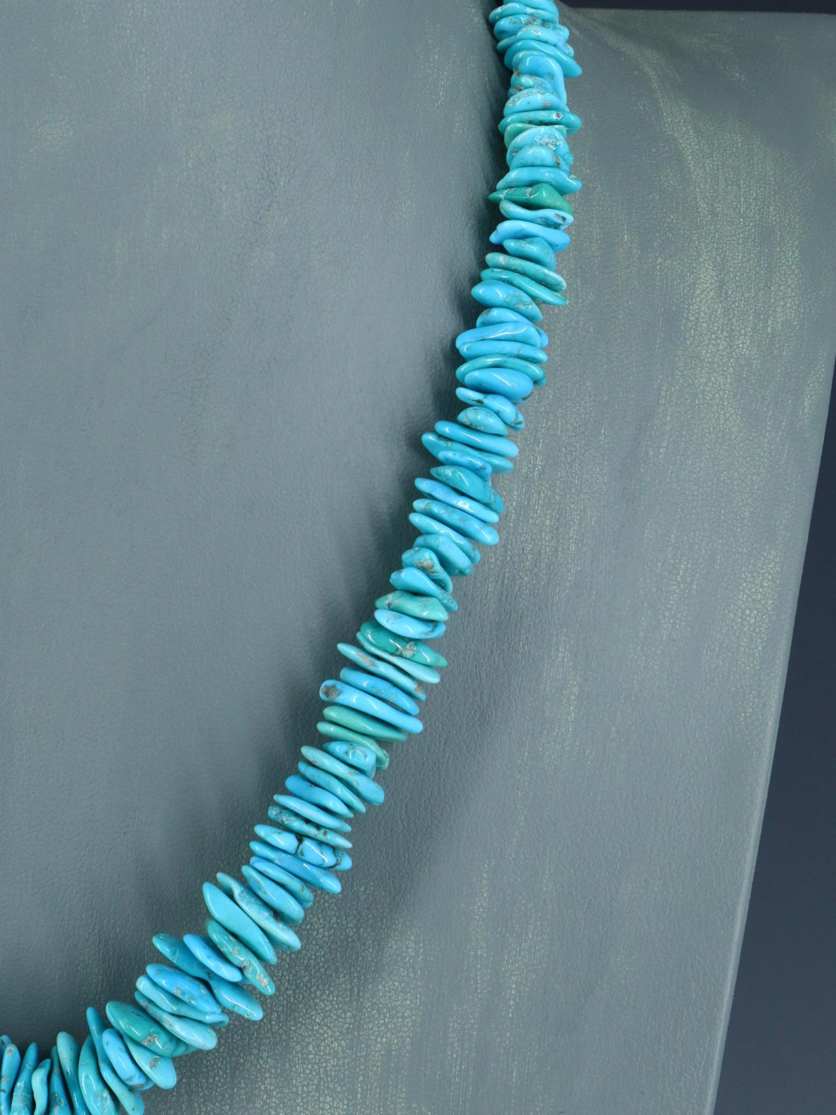 Estate Native American Sleeping Beauty Necklace - PuebloDirect.com