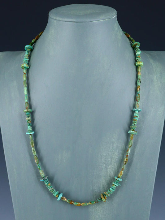 23" Native American Turquoise Necklace