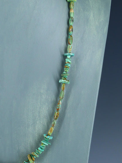 23" Native American Turquoise Necklace