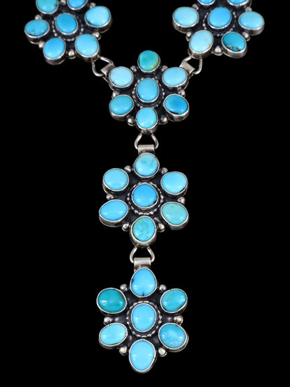 Native American Jewelry Sleeping Beauty Turquoise Lariat Necklace