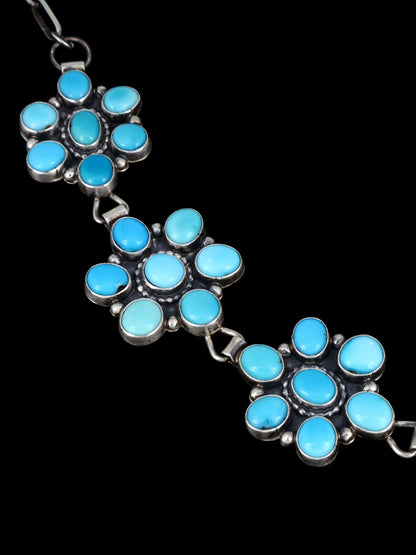 Native American Jewelry Sleeping Beauty Turquoise Lariat Necklace