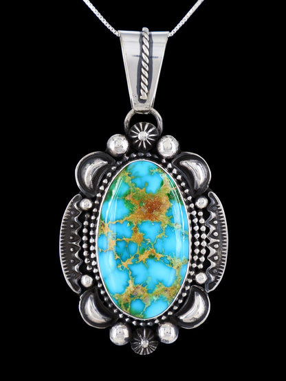 Native American Jewelry Royston Turquoise Pendant