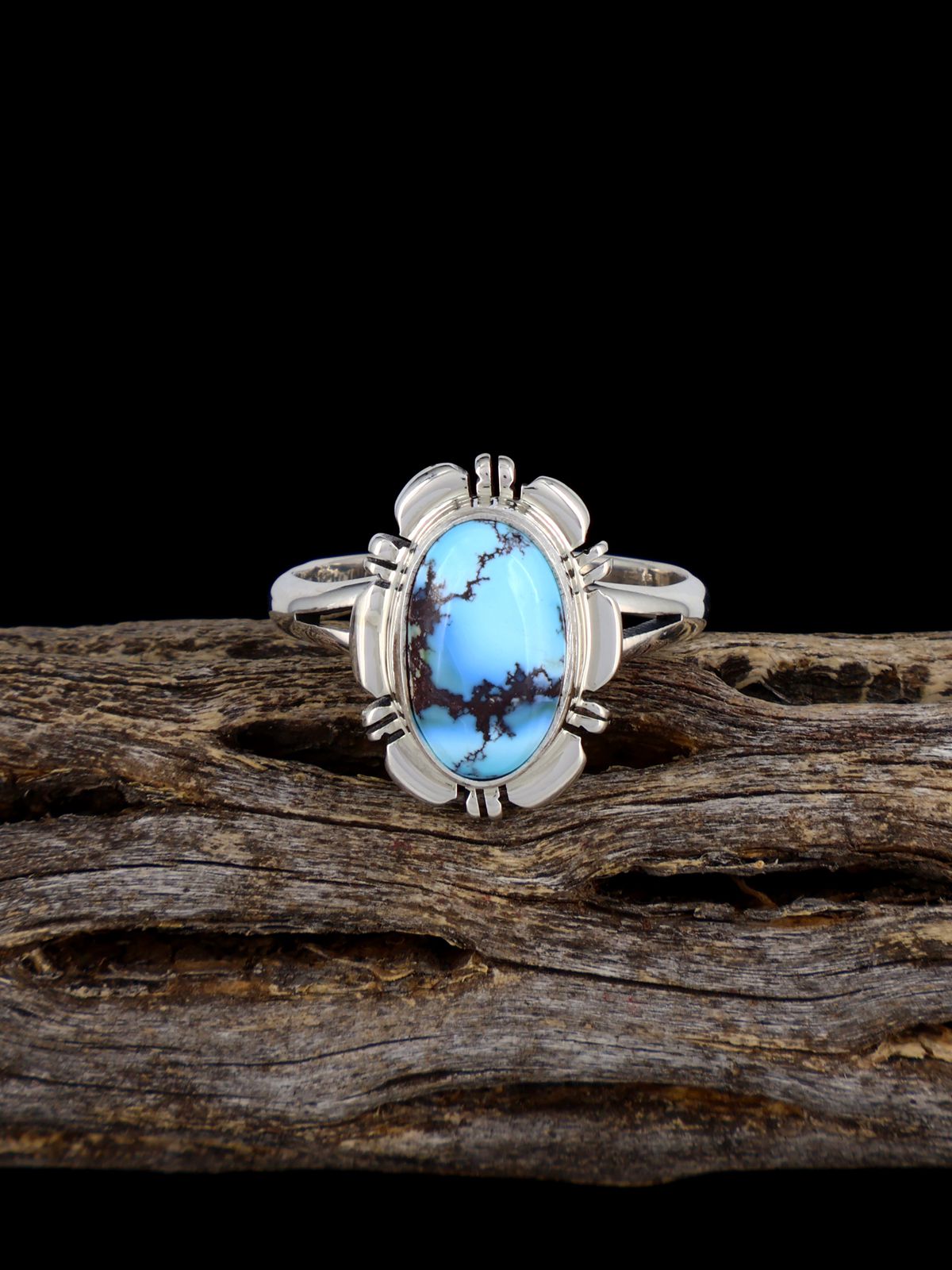 Golden Hill Turquoise Ring, Size 9 - PuebloDirect.com