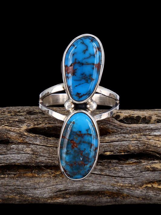 Native American Egyptian Prince Turquoise Ring, Size 10 - PuebloDirect.com