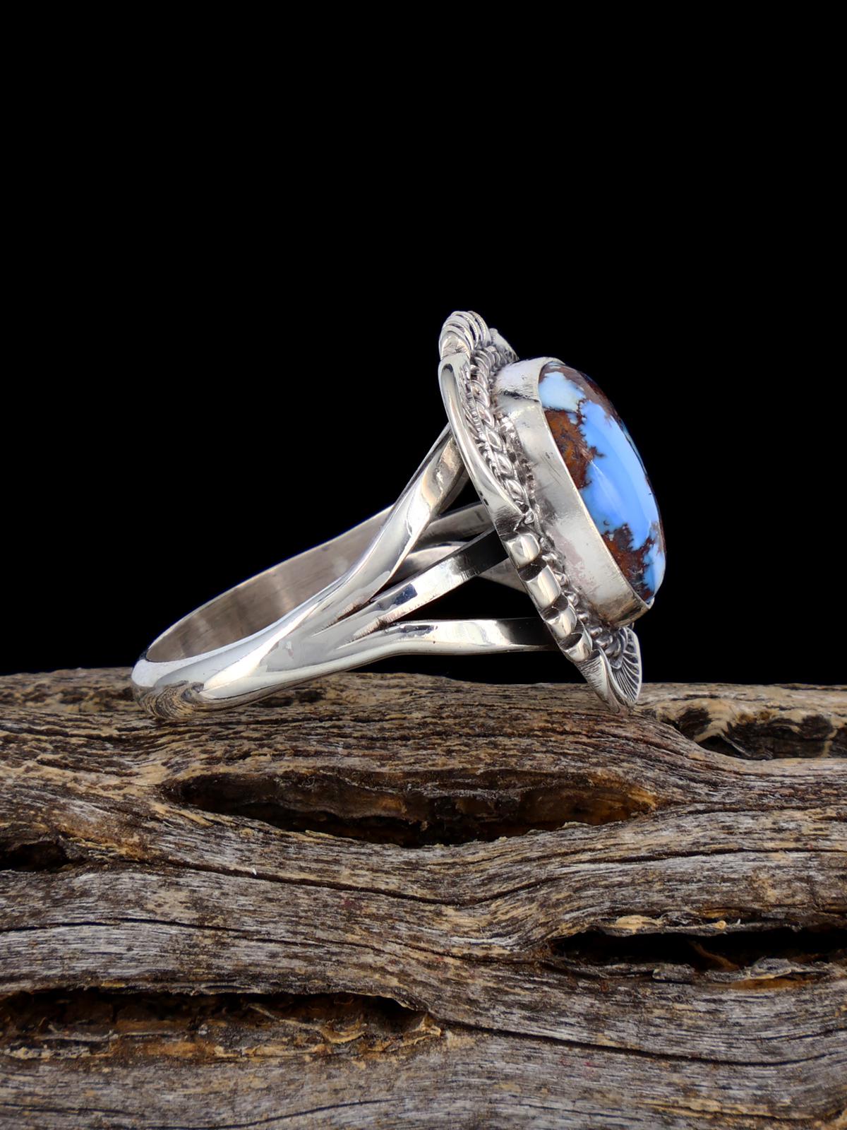 Golden Hill Turquoise Ring, Size 9