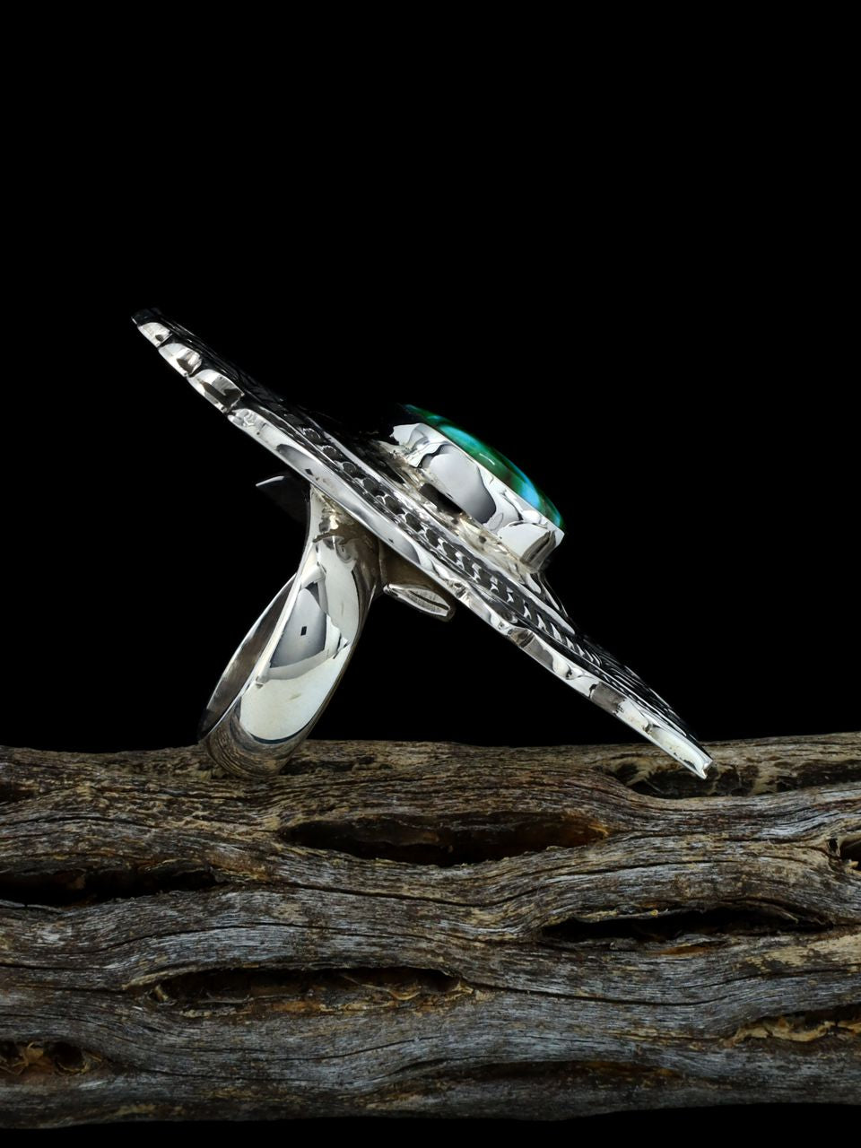 Adjustable Sonoran Gold Turquoise Ring - PuebloDirect.com