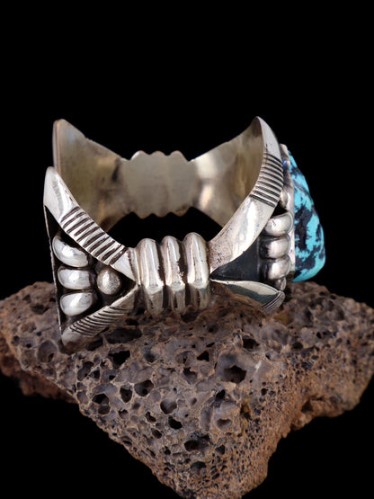 Vintage Turquoise Sterling Silver Bracelet - PuebloDirect.com