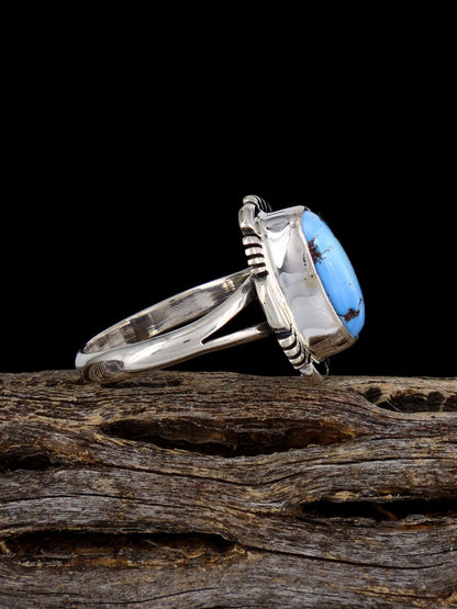 Golden Hill Turquoise Ring, Size 8 1/4 - PuebloDirect.com