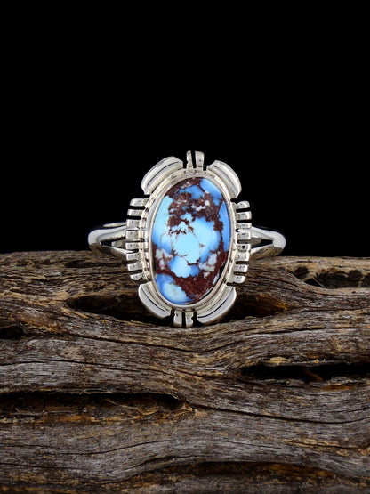 Golden Hill Turquoise Ring, Size 8 3/4 - PuebloDirect.com
